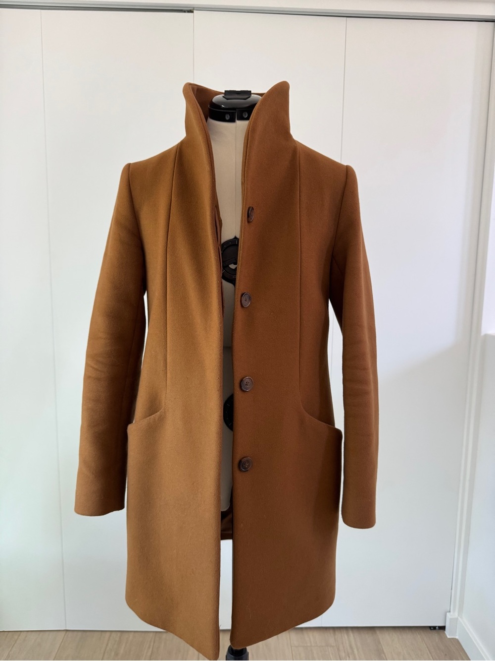 Wilfred Wool Blend Cocoon Coat